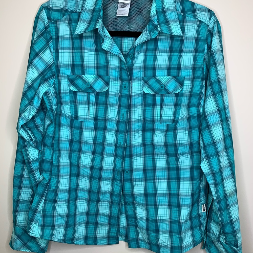The North Face Plaid Top Med.